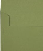 LUXPaper A7 Invitation Envelopes | Peel & Press | 5 1/4" x 7 1/4" | Olive Green | 70lb. Text | 1000 Qty - Image 4