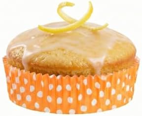 Restaurantware Panificio 4 Ounce Baking Cups 200 Ridged Cupcake Liners - Oven-Ready Freezable Orange Paper Muffin Cases Disposable Polka-Dotted For Wedding Parties Baby Showers - Image 6