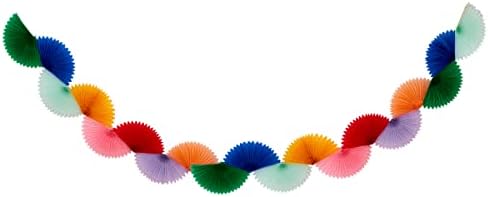 Meri Meri Rainbow Honeycomb Fan Party Banner (Pack of 1) - Image 4