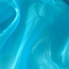 25 Yard Organza Fabric 44" Wide for Wedding Event Décor - Turquoise - Image 5