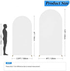 6,7.2FT Arch Backdrop Stand and Cover Set (Pink) - Image 6