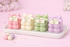 Terreux Mind & Body Mini Bubble Candles Wedding Favors, 30 Sets, 1.6", White, with Thank You Card and Ribbon, Bridal Baby Shower Gifts, Baptism Gift for Guests (Pink) - Image 7