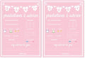 Party Hearty Baby Predictions & Advice Cards, Baby Shower Game - Pink (Pack of 2) by PartyHearty