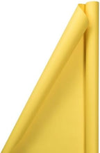 JAM Paper Gift Wrap - Matte Wrapping Paper - 100 Sq Ft Total - Matte Yellow - 4 Rolls/Pack - Image 2