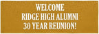 Let's Make Memories Personalized Banner for Any Occasion - Birthday Party, Retirement, Shower, Etc - Create Your Own Custom Banner - Party Decorations - Indoor/Outdoor Vinyl - Gold - 10ft by LetsMakeMemories