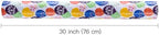 WRAPAHOLIC 30 Inch Jumbo Reversible Birthday Wrapping Paper - 30 Inch x 100 Feet Jumbo Roll - Colorful Balloon with Confetti Design for Birthday, Baby Shower - Image 3