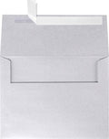 LUXPaper A6 Invitation Envelopes | Peel & Press | 4 3/4" x 6 1/2" | Silver Metallic | 80lb. Text | 250 Qty by LUXPaper