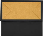 bagmad 100 Pack Medium 8x4.75x10 Inch Black Kraft Paper Bags with Handles Bulk, Gift Bags, Craft Grocery Shopping Retail Party Favors Wedding Business Sacks (Black, 100pcs) - Image 6