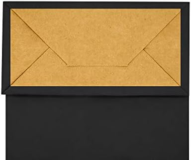 bagmad 100 Pack Medium 8x4.75x10 Inch Black Kraft Paper Bags with Handles Bulk, Gift Bags, Craft Grocery Shopping Retail Party Favors Wedding Business Sacks (Black, 100pcs) - Image 6