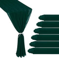 6 Pack 10Ft Emerald Green Chiffon Table Runner 29x120 Inches Sheer Fabric Table Runner Romantic Wedding Runner for Thanksgiving Christmas Bridal Shower Decorations （Emerald Green） by JALANCY