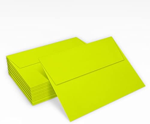 LUXPaper A7 Invitation Envelopes | Peel & Press | 5 1/4" x 7 1/4" | Wasabi Green | 80lb. Text | 1,000 Qty - Image 5