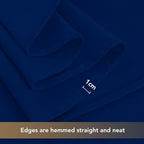 sancua Navy Blue Tablecloths Rectangle, 6 Pack Table Cloth for 8 Foot Tables - Image 5