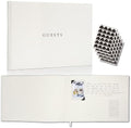Event Photo Guest Book (Eggshell White) - A4 Album w/Photo Corner Stickers by ModernAlbumDesigns