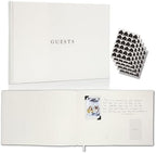 Event Photo Guest Book (Eggshell White) - A4 Album w/Photo Corner Stickers by ModernAlbumDesigns