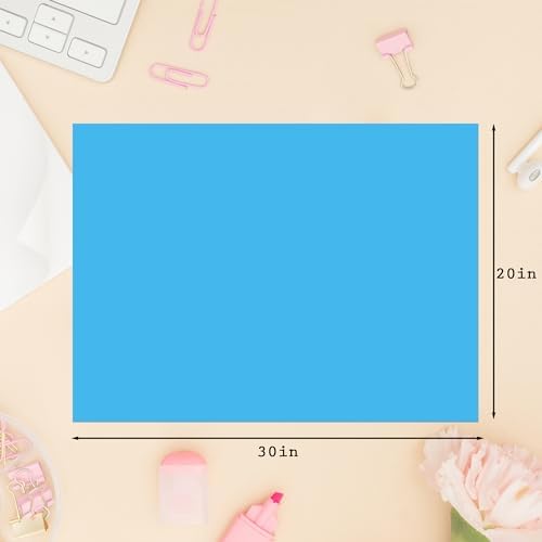 1000 Sheets Sky Blue Tissue Paper Bulk - Large 20 x 30 Inches Recyclable Wrapping Tissue Paper Bulk for Gift Bags Weddings Birthday Christmas Gift Wrapping DIY Project Crafts Decor - Image 3