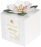 FEIYI 20 PCS Favor Boxes, White, 2.55x2.55x2.55 by FEIYI