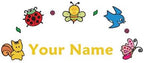 Oliver's Labels Premium Name Wall Decals - Matte Finish Personalized Wall Art for Kids' Rooms & Nurseries (Nature) by Oliver%27s+Labels