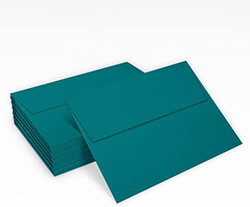 LUXPaper A7 Invitation Envelopes | Peel & Press | 5 1/4" x 7 1/4" | Teal | 80lb. Text | 250 Qty - Image 5