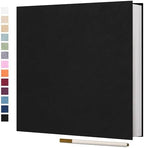Vienrose Large Self Adhesive Scrapbook 60 Pages 13 x 12.6 in Black by Vienrose