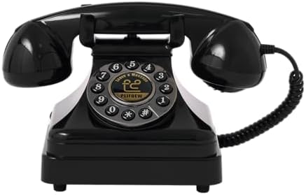 Audio Guest Book Wedding Phone,Audio Guestbook Phone Vintage Style Audio Message Voicemail for Graduation Retirement Party Birthdays Baby Shower Special Occasions (Black) by Unknown