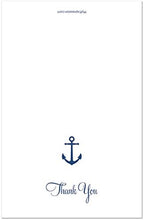 MyExpression.com 50 Cnt Simple Navy Anchor Nautical Thank You Cards - Image 2