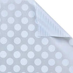 Jillson & Roberts All Occasion Reversible & Cut Lined Wrapping Paper Roll Bundle - Black and White Stripes and Dots (12.5 sq ft per roll, 75 Total Sq Ft) for Birthdays, Weddings, Graduations, Valentine's Day, Anniversaries, Christmas, 6 Pack - Image 4