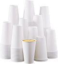 Turbo Bee Disposable Paper Coffee Cups 16oz, 210 Pack White Paper Cups,Disposable Hot Drinking Cups by TurboBee