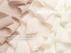 Vitalizart 3 Rolls Handmade Chiffon Silk Ribbon 1 1/2 Inch Nude & White with 3 Rolls Silk Satin Ribbon 1 1/2 inch Champagne & Nude - Image 5
