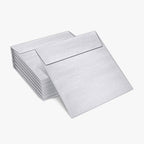 LUXPaper Square Invitation Envelopes | Peel & Press | 6" x 6" | Silver Metallic | 80lb. Text | 500 Qty - Image 5