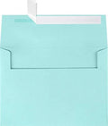 LUXPaper A7 Invitation Envelopes | Peel & Press | 5 1/4" x 7 1/4" | Seafoam Blue | 80lb. Text | 250 Qty by LUXPaper