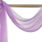 Pack of 15 Yard Chiffon Drapery Fabric, 60" Wide, Multiuse - Orchid - Image 6