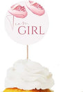 Set of 24 Cupcake Toppers | Gender Reveal Cupcake Toppers | Party Cupcake Toppers | Party Decorations | Baby Shower Toppers | Congrats on Pregnancy by Handmade