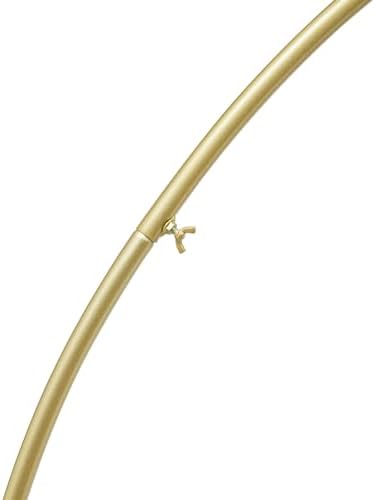 Balloon Arch Kit - Balloon Arch Stand 6.56 Ft & 2 Flower Stand Sets 9.45"x9.45"x23.62",Half Arch Balloon Stand with Base for Floor,Ideal for Weddings, Baby Showers, and Birthday Parties (Gold) - Image 7