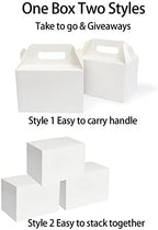 Happyhiram 30 Pack White Large Welcome Gable Boxes for Wedding, 9x6x6 Inch - Image 2