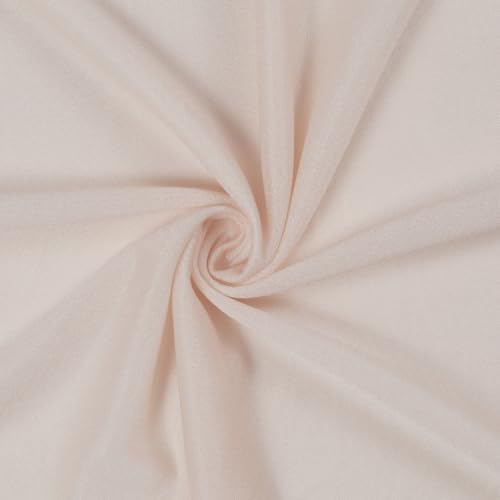 Pack of 15 Yard Chiffon Drapery Fabric, 60" Wide, Multiuse - Nude - Image 3