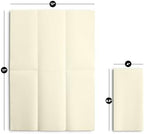 Linen-Feel Cream Paper Napkins - Decortive Cloth-Like Disposable Dinner Napkins - Soft And Absorbent Napkins for Thanksgiving, Party, Wedding, Bathroom Or Any Occasion. (Pack of 100) - Image 3