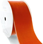 2" Velvet Ribbon Single Sided Soft Plush Luxury Craft Trim for Hair Bows Sewing Gift Wrapping Decorations Floral Arrangements and DIY Projects (Burnt Orange, 25 Yards) - Image 4