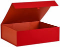Extra Large Red Gift Box 19x16x6 Inches,Gift Boxs for Presents with Lid Magnetic Closure Collapsible,Bridesmaid Proposal Box,Birthday, Christmas,for Clothes and Large Gifts by PLINJOY