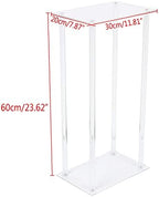 10-pack Flower Stand, Acrylic Crystal Flower Stand Wedding Decorations, Acrylic Vases Clear Column for Event Centerpiece Party Hotel Home Decor, Tall Vase Backdrop Decoration - Image 5