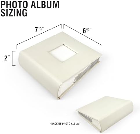 Personalized Honeymoon Photo Album Small Leatherette 4x6 Holds 100 Photos Travel Memory Book - Image 2