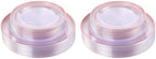 I00000 60 Pcs Rose Gold Plastic Plates, Disposable Party Set Include: 60 Clear Plastic Plates with Rose Gold Trim for dinner and dessert Perfect for Holidays, Wedding & Party Supplies (Pack of 2) by I00000