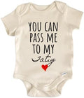 Tatig Announcement Baby Gift Baby Bodysuit by NorthForkForager