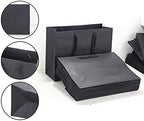 HUAPRINT Large Black Gift Bags with Handles, 30 Pack, 13x5x10 IN - Image 3