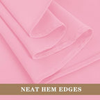 Fitable 6 Pack Pink Tablecloths 70x120 Inch for 6-8 Ft Rectangle Tables - Image 4