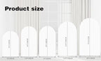 Father Boss Black Suit Bow Tie Arch Backdrop Cover for Boys Birthday Party Arched Stand Stretchy Fabric Covers Baby Shower Cake Banquets Parties Supplies Decorations4x7FT - Image 7