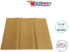 Gift Wrapping Tissue Paper 15X20 480 Pack by A1 Bakery Supplies (Noble Gold) - Image 2