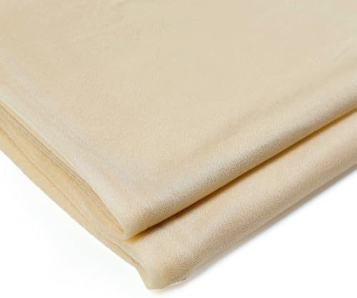 Pack of 50 Yard Chiffon Drapery Fabric, 60" Wide, Multiuse - Champagne Gold - Image 4