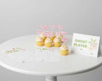 Spring Bunco Game - Cupcake Toppers Accessories - April Theme Flower Bunco - Image 2