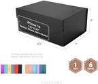 PACKHOME 6 Black Gift Boxes 9x6.5x3.8in with Magnetic Lids - Image 6