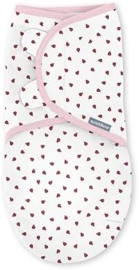SwaddleMe by Ingenuity Ingenuity Original Baby Swaddle, Ladybug Picnic - Image 3